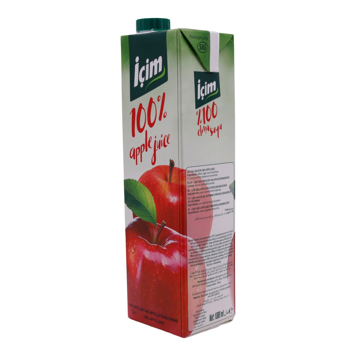 APPLE JUICE % 100