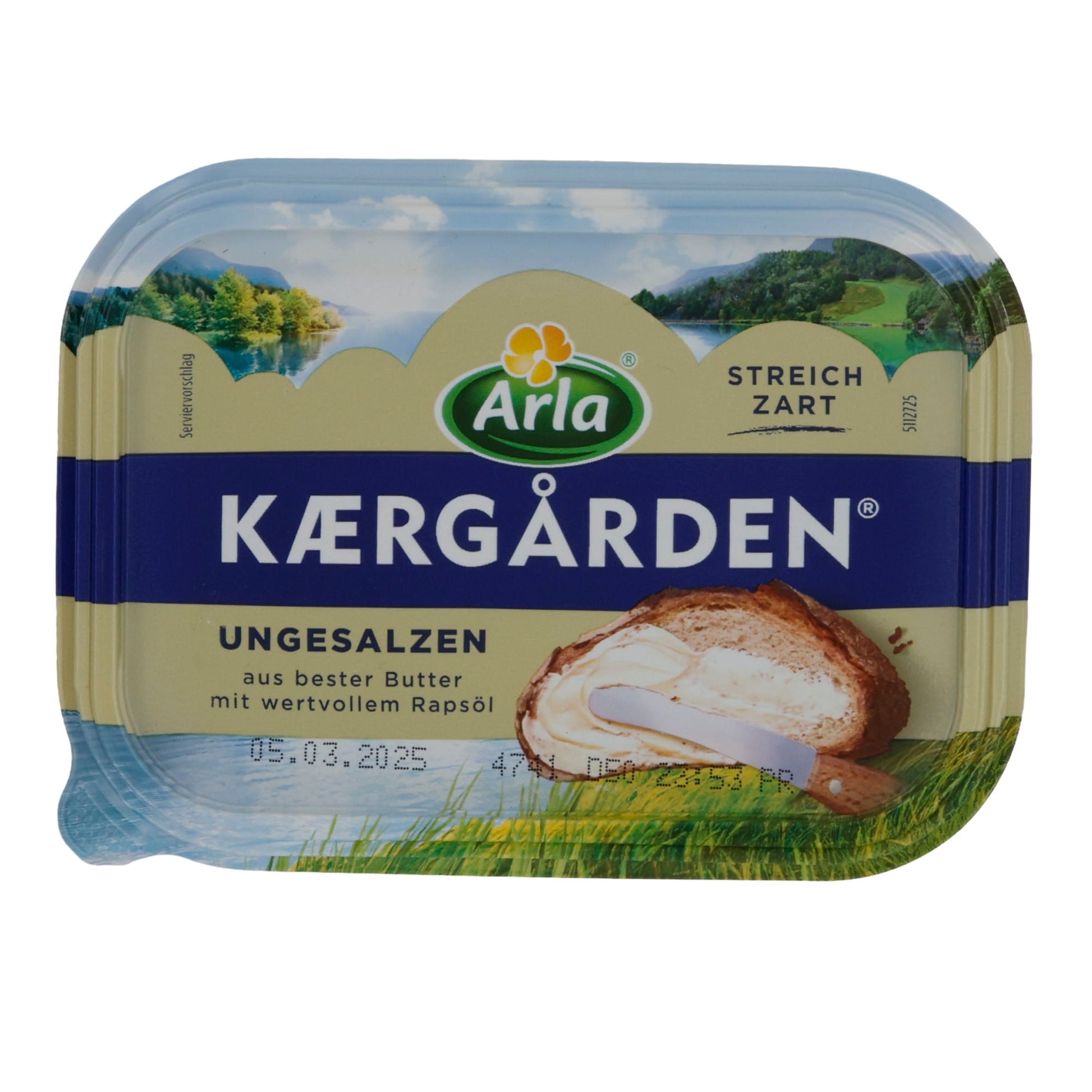 ARLA KAERGARDEN MARGARINE UNGESALZEN 200G - Taste Your World