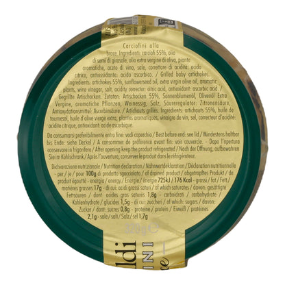 Artischocken Casa Rinaldi | Gemüse | Gegrillt in Öl | 320 g