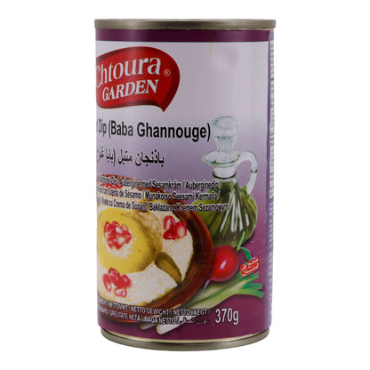 Chtoura Garden Eggplant Dip (Baba Ghanoush) - 370g, vegan, oriental