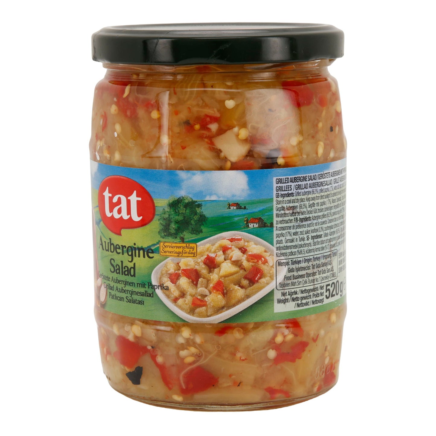 Auberginen-Salat mit Gerösteter Paprika TAT | Aromatisch & Herzhaft | 520 g