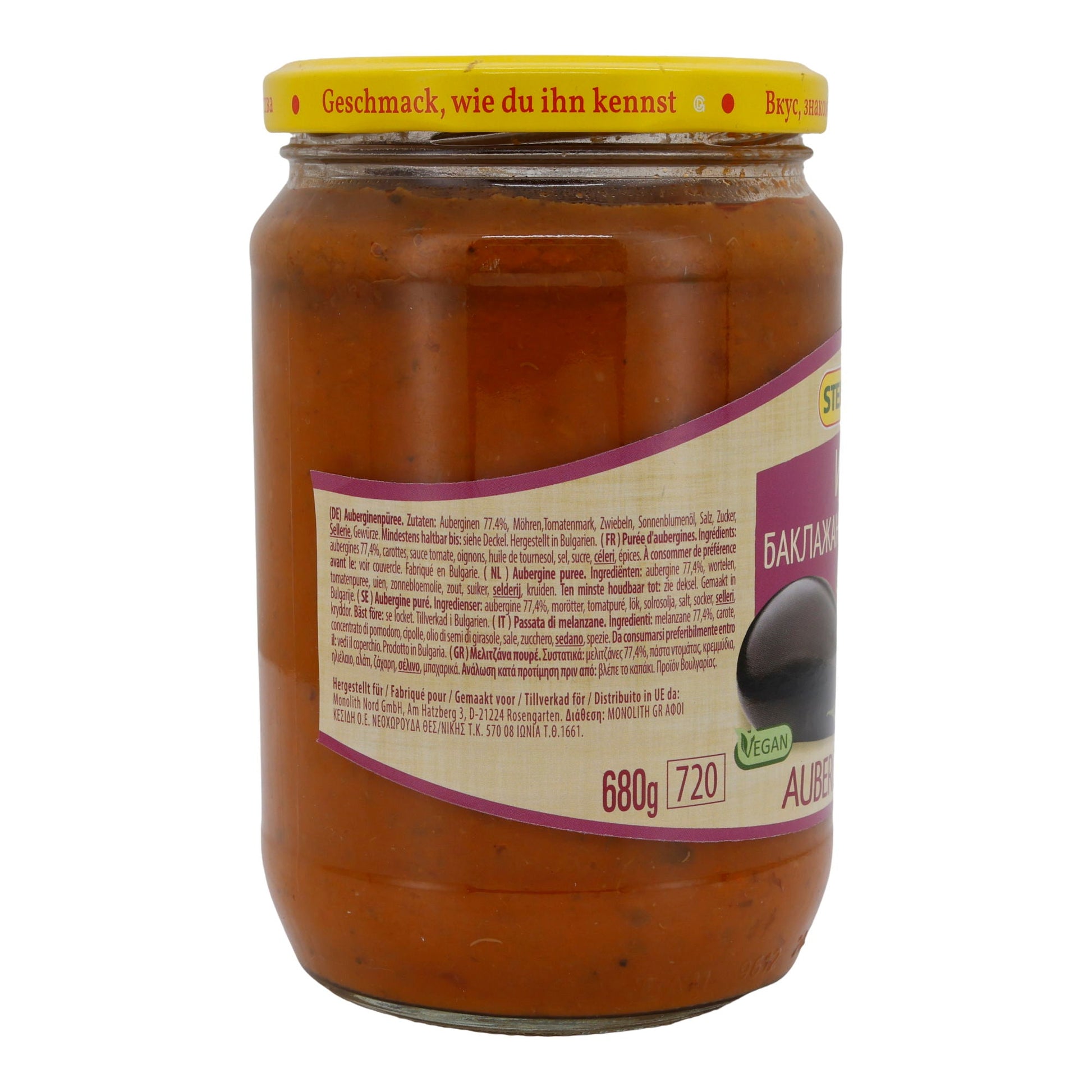 Auberginenpüree Steinhauer | Mit Karotten | Hausgemacht | 680g - Taste Your World