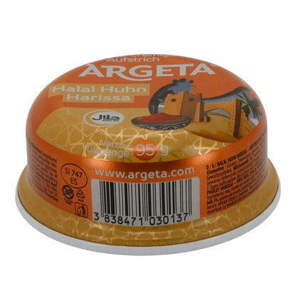 Argeta Halal Harissa Chicken Spread – 95 g – Oriental Delight with Spicy Note
