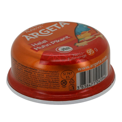 Argeta Chicken Spread Spicy – 95 g – Spicy enjoyment for lovers of heat