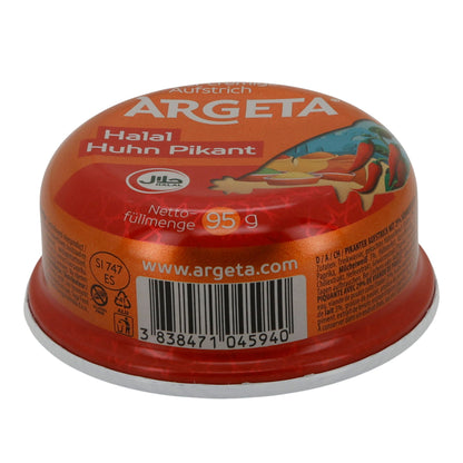 Argeta Chicken Spread Spicy – 95 g – Spicy enjoyment for lovers of heat