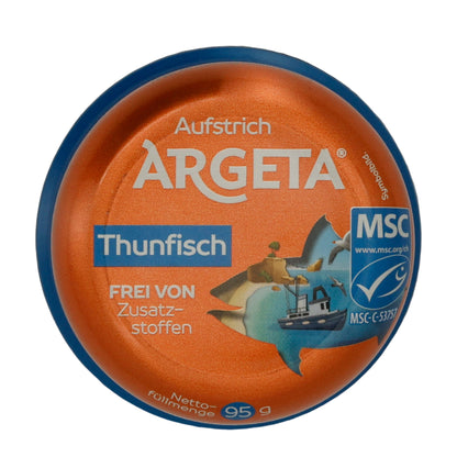 Spalmabile Argeta | Tonno | Certificato MSC, senza additivi | 95g