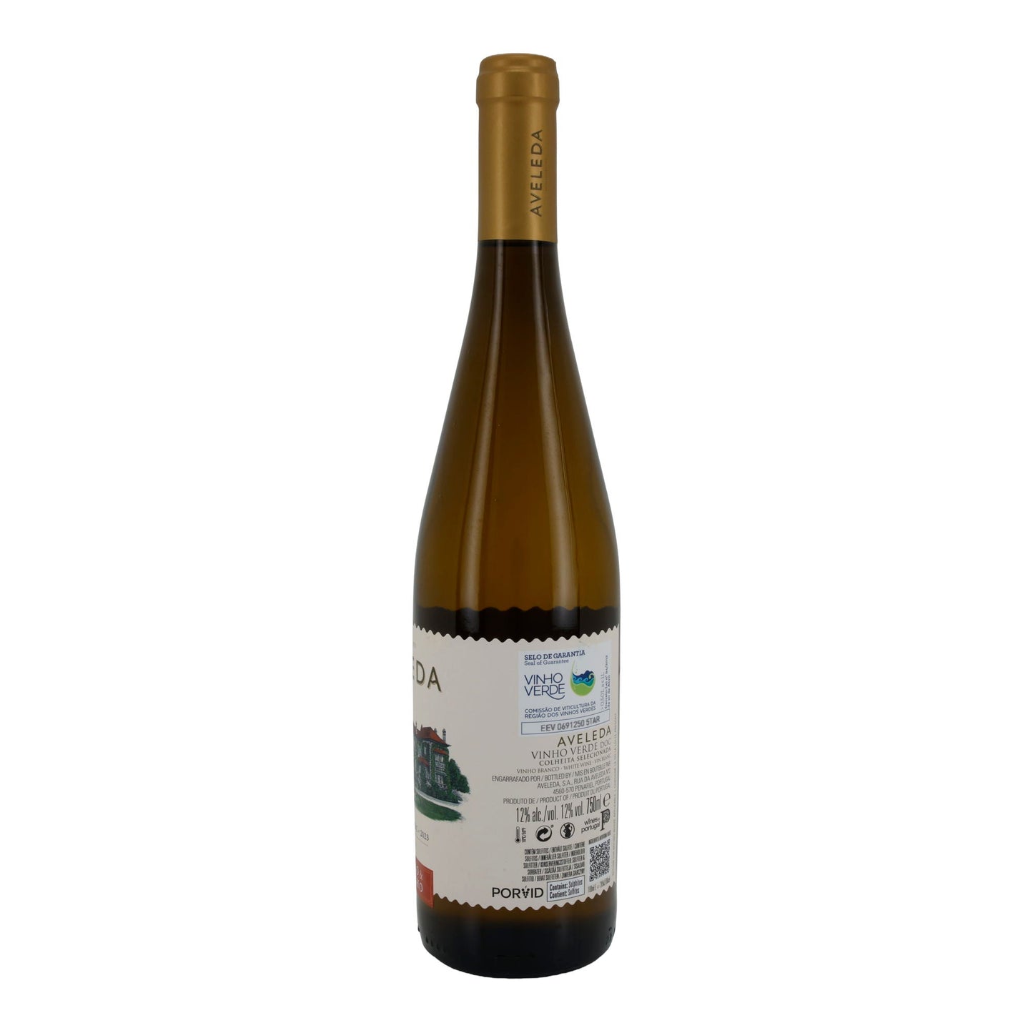 Aveleda Loureiro & Alvarinho 2023 | Vinho Verde DOC | Portugiesischer Weißwein | 750 ml | 11,5 % vol | Vegan