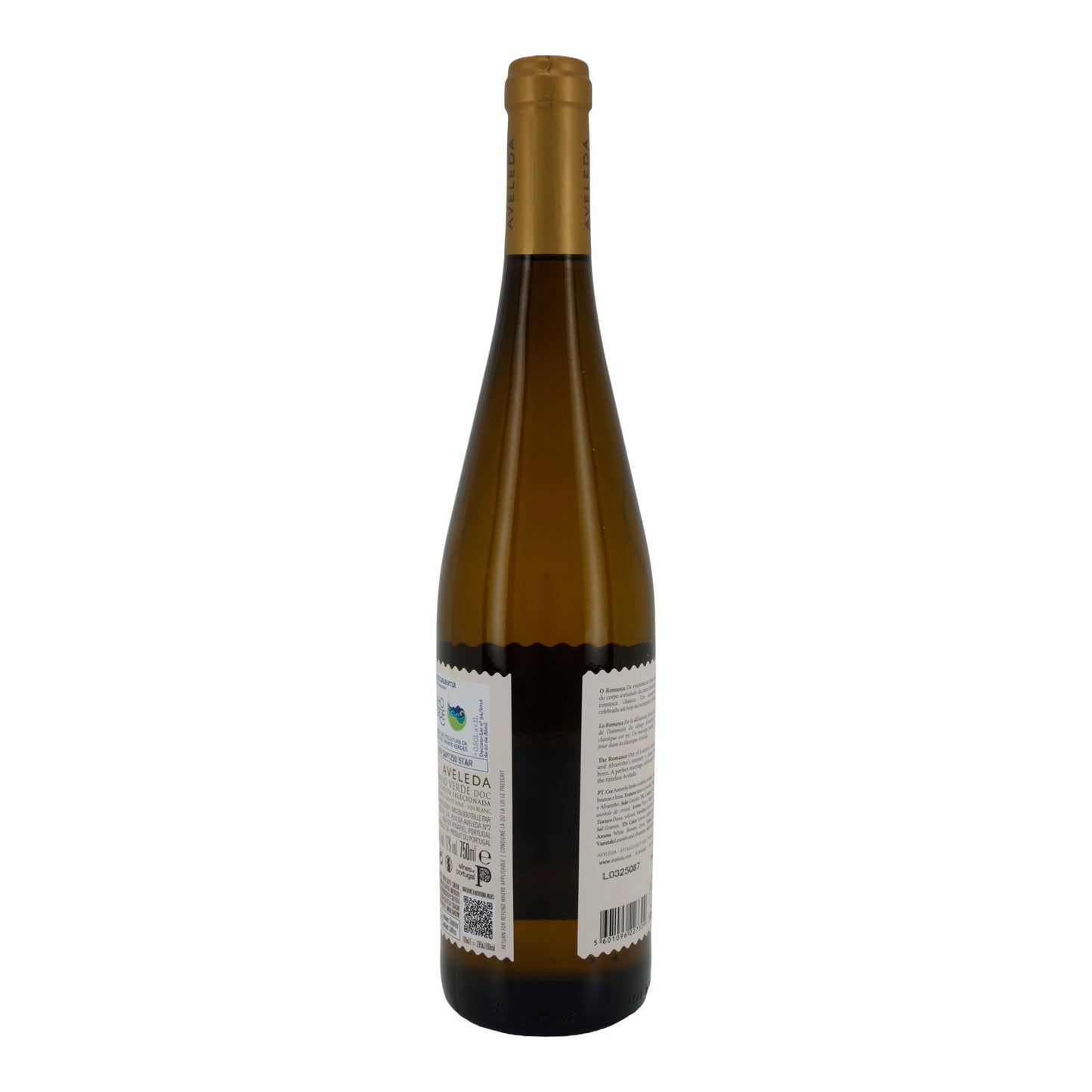 Aveleda Loureiro & Alvarinho 2023 | Vinho Verde DOC | Portugiesischer Weißwein | 750 ml | 11,5 % vol | Vegan