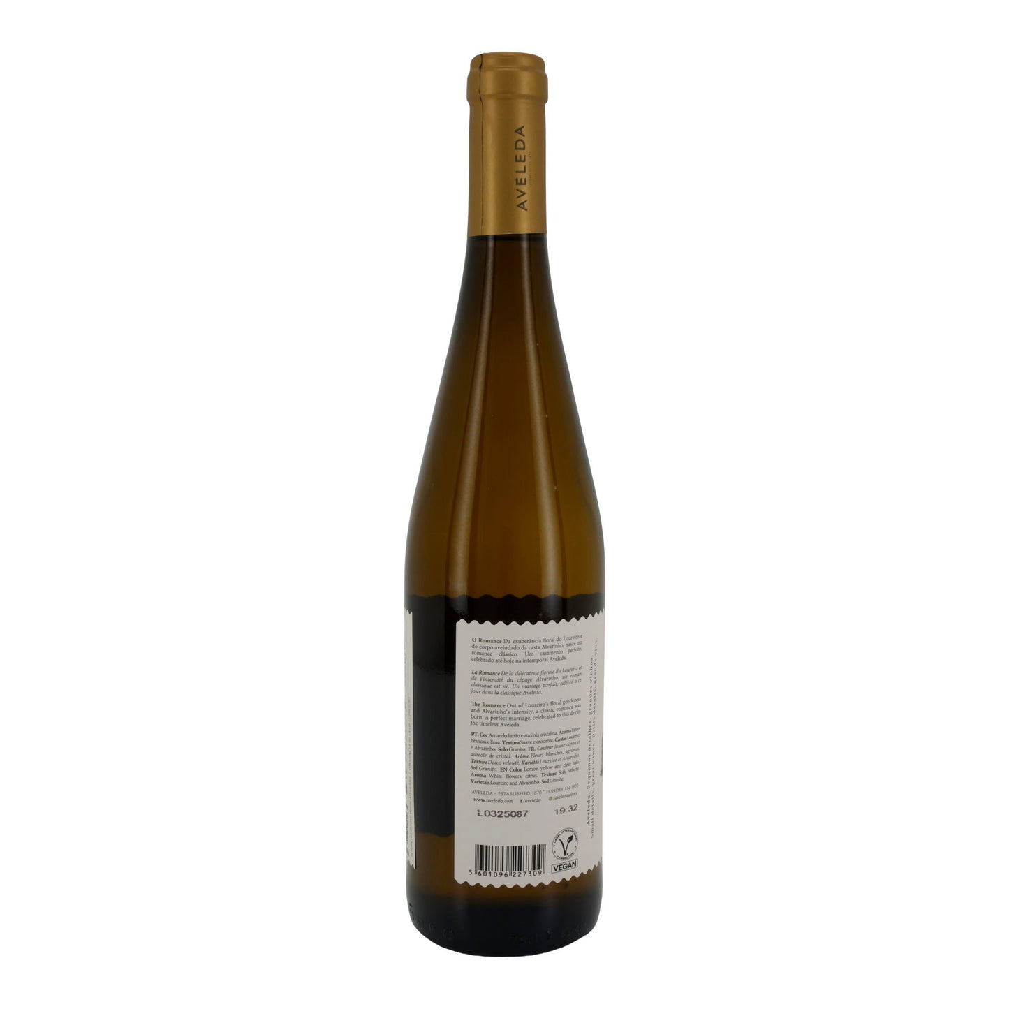 Aveleda Loureiro & Alvarinho 2023 | Vinho Verde DOC | Portugiesischer Weißwein | 750 ml | 11,5 % vol | Vegan