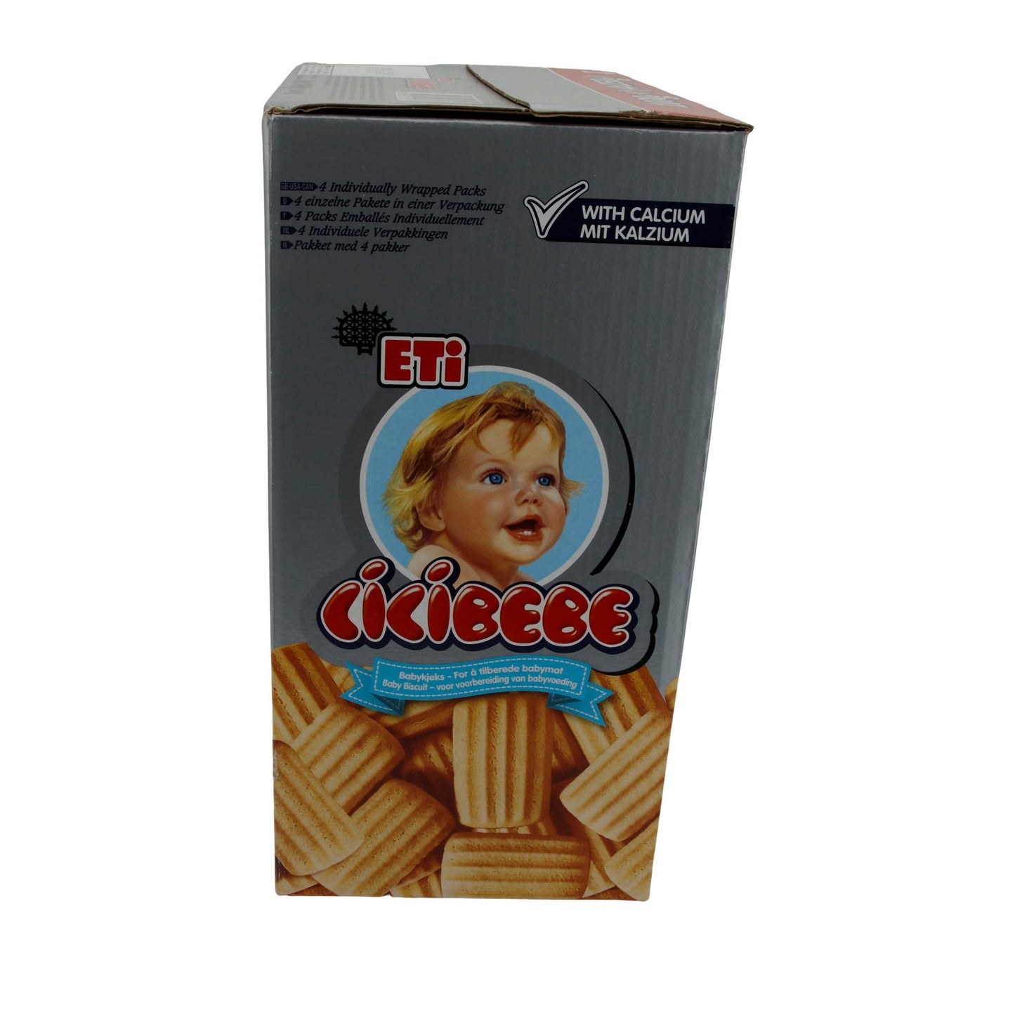 Baby-Kekse Eti Cicibebe | mit Kalzium | 4 x 250 g | 1000 g