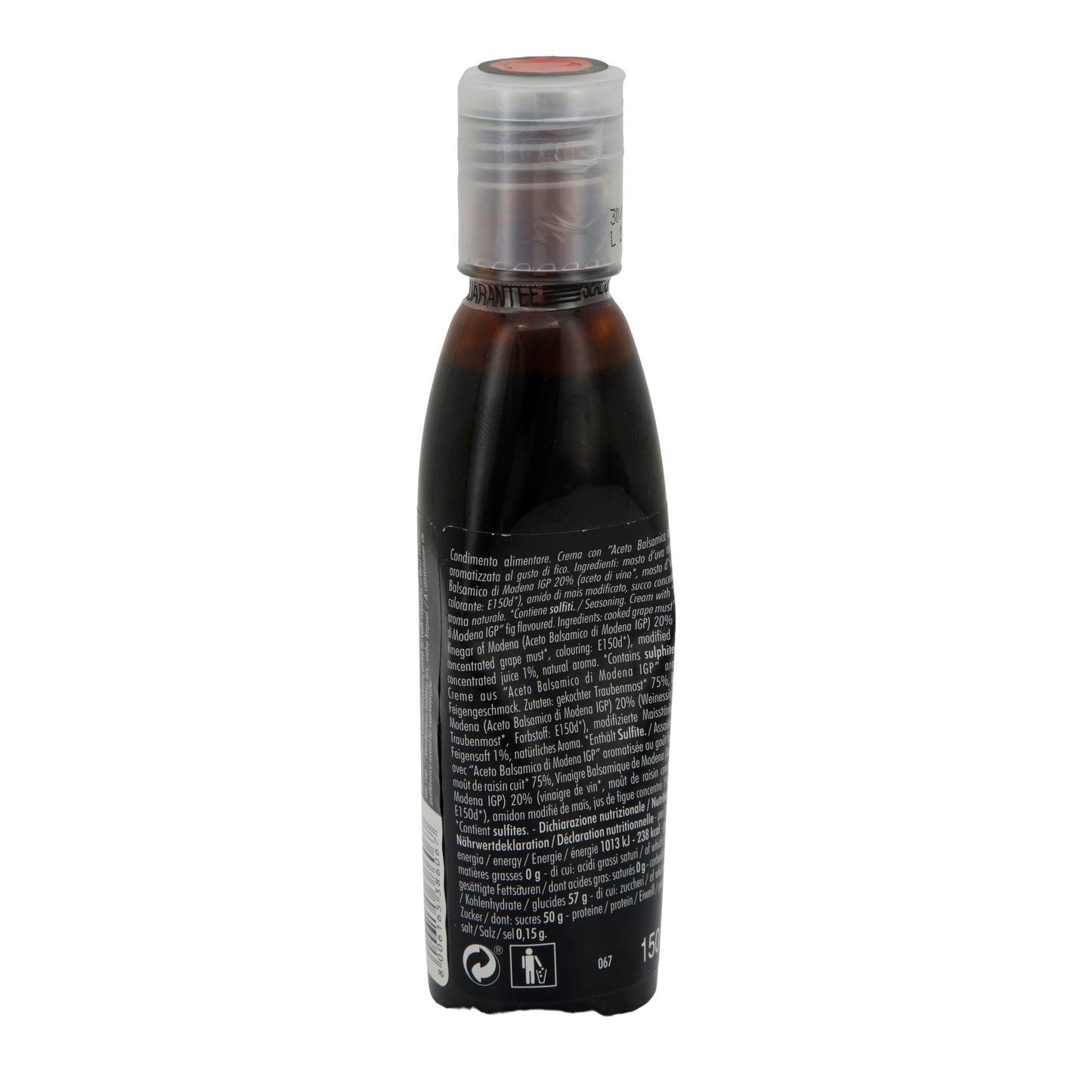 Balsamico crème Casa Rinaldi | Crème met Balsamicoazijn van Modena IGP | Vijg, aromatisch, Mediterrane keuken | 150 ml