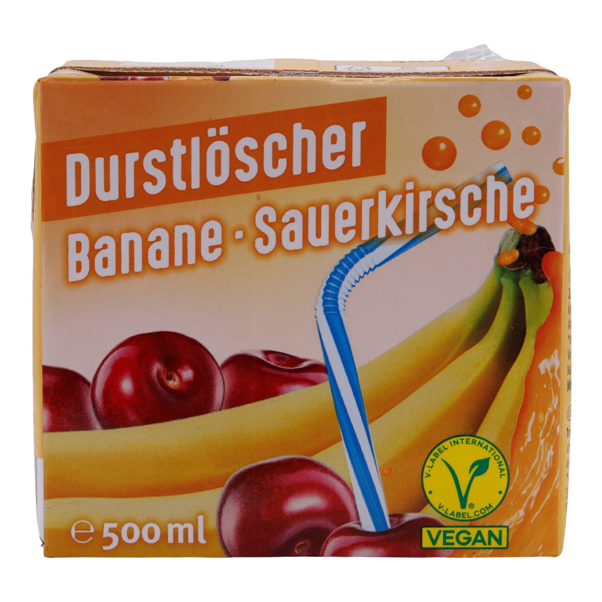 Banane - Sauerkirsche Durstlöscher | Getränk | Vegan | 500 ml - Taste Your World
