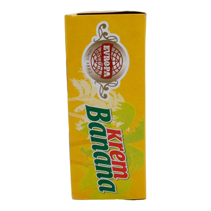 Crème de banane Evropa Krem Banana | Confiserie | au goût de banane et glaçage au chocolat | 32 pièces, 544g