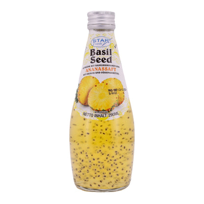 Basil Seed Drink Star Fresh | Refreshing | With Pineapple Juice | 290 ml