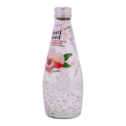 Bevanda ai semi di basilico Star Fresh | Rinfrescante | Con succo di litchi | 290 ml