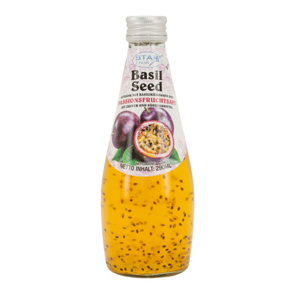 Basil Seed Getränk Star Fresh | Erfrischend | Mit Passionsfrucht | 290 ml