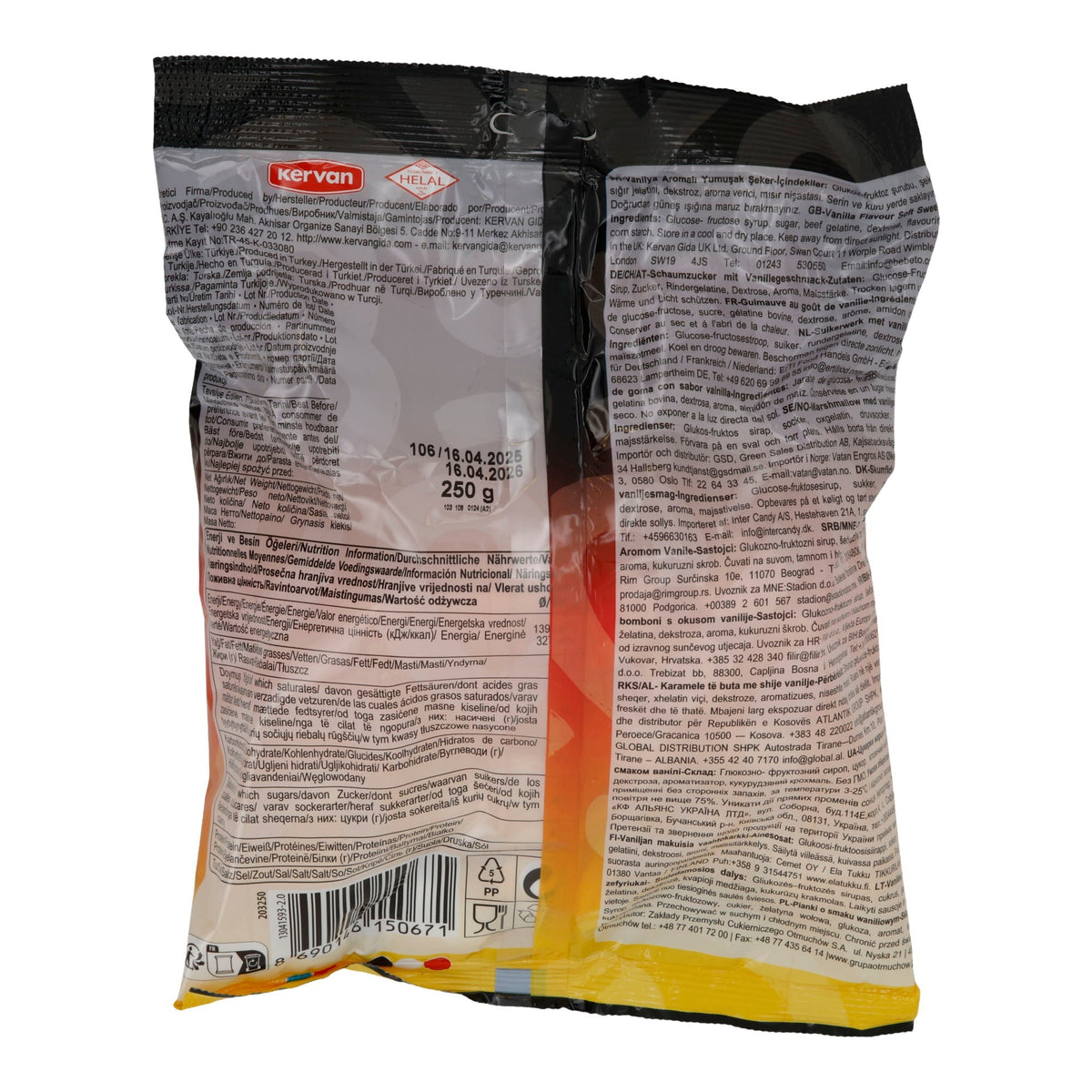 Bebeto BBQ Marshmallow | Ideal zum Grillen | Süßwaren |  250 g