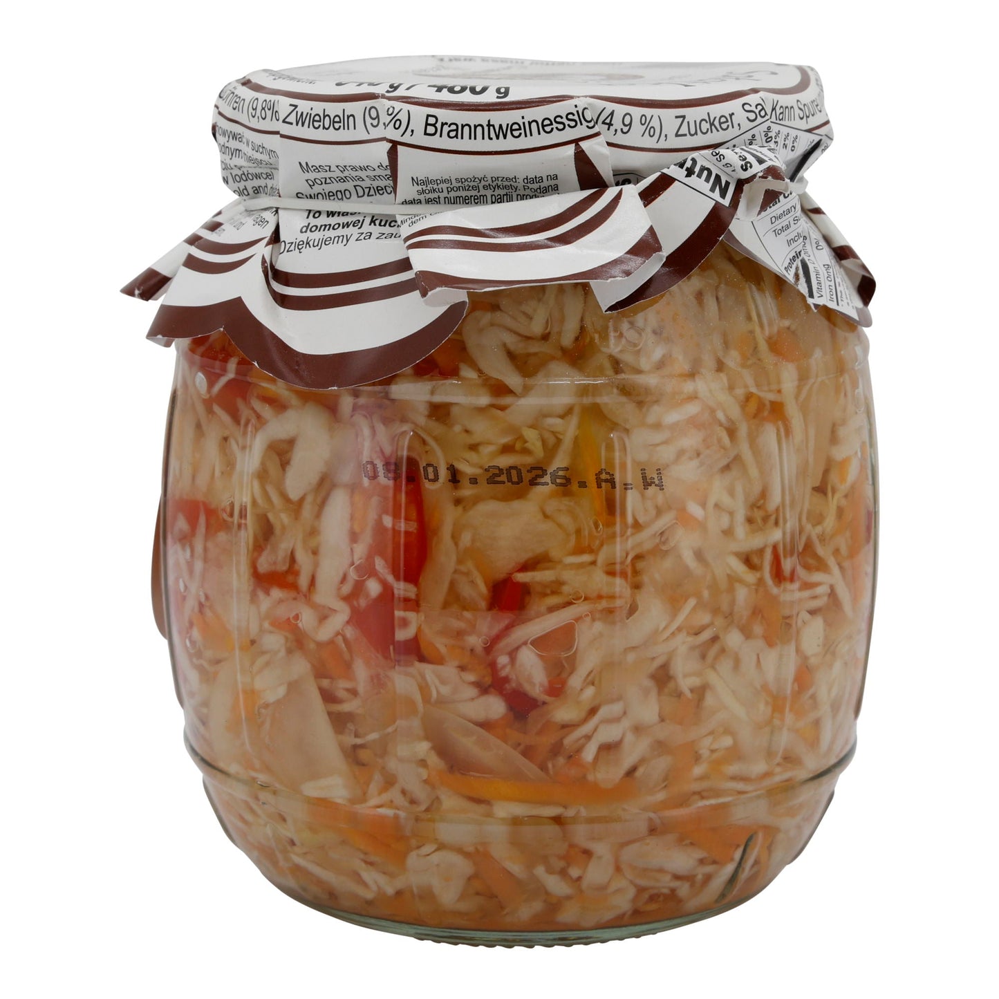 Insalata di contorno Smak Tradycji | Insalata per pranzo | Tradizionale in barattolo | 640g