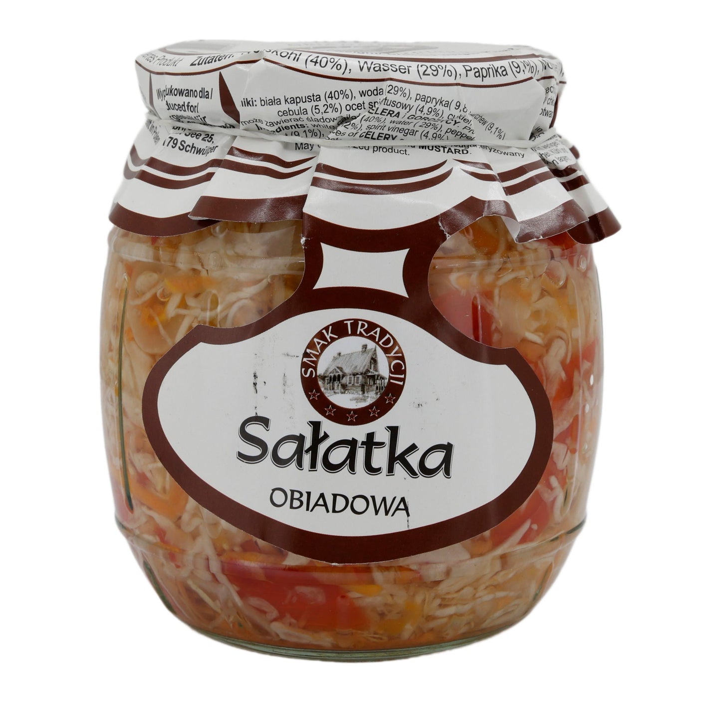 Insalata di contorno Smak Tradycji | Insalata per pranzo | Tradizionale in barattolo | 640g