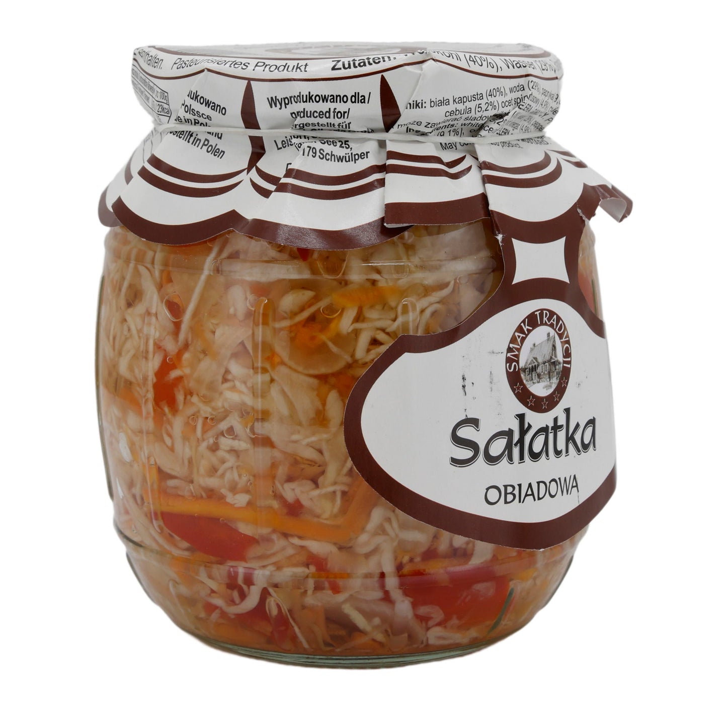 Insalata di contorno Smak Tradycji | Insalata per pranzo | Tradizionale in barattolo | 640g