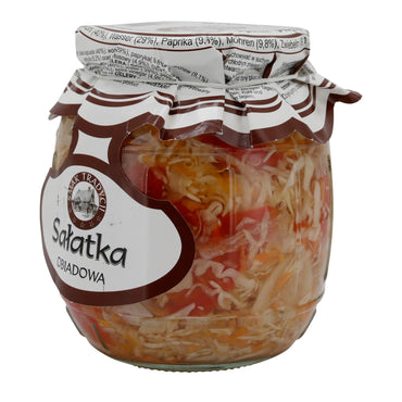 Insalata di contorno Smak Tradycji | Insalata per pranzo | Tradizionale in barattolo | 640g