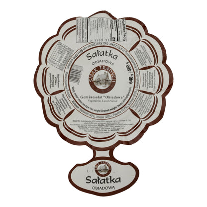 Insalata di contorno Smak Tradycji | Insalata per pranzo | Tradizionale in barattolo | 640g