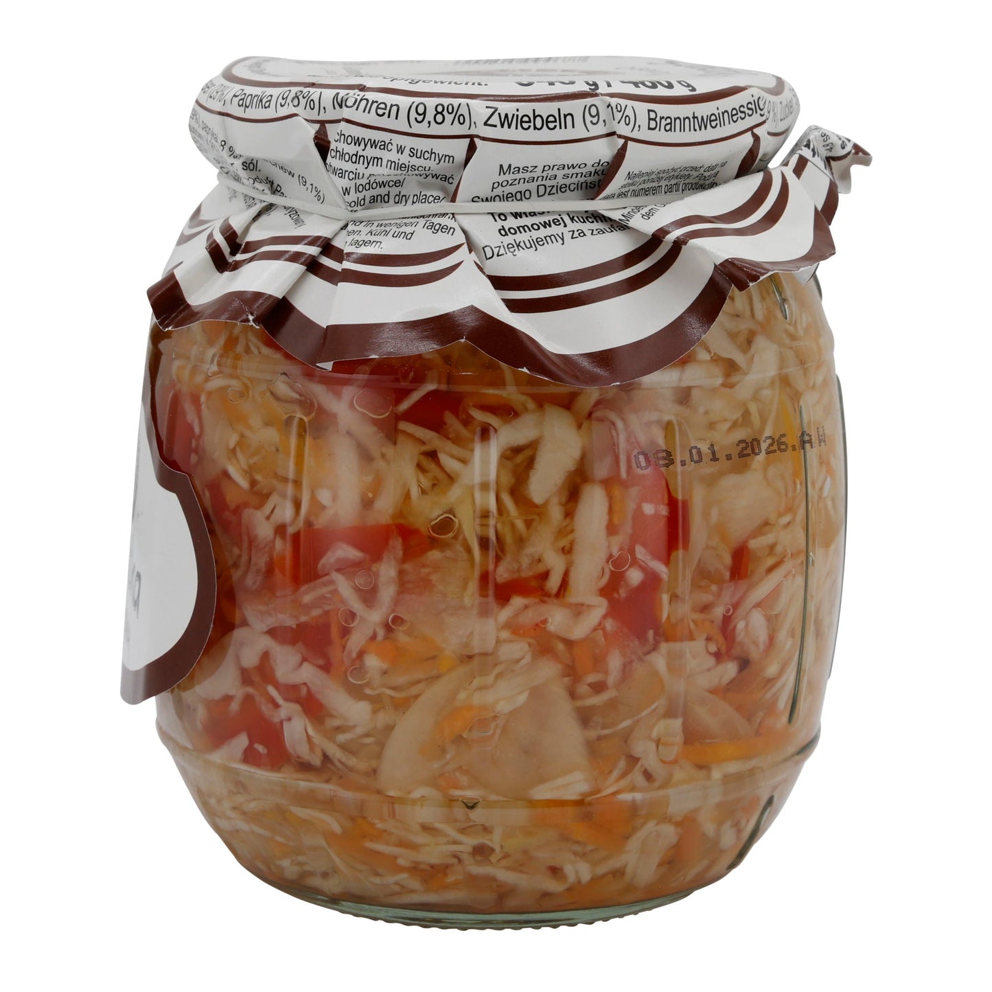 Insalata di contorno Smak Tradycji | Insalata per pranzo | Tradizionale in barattolo | 640g