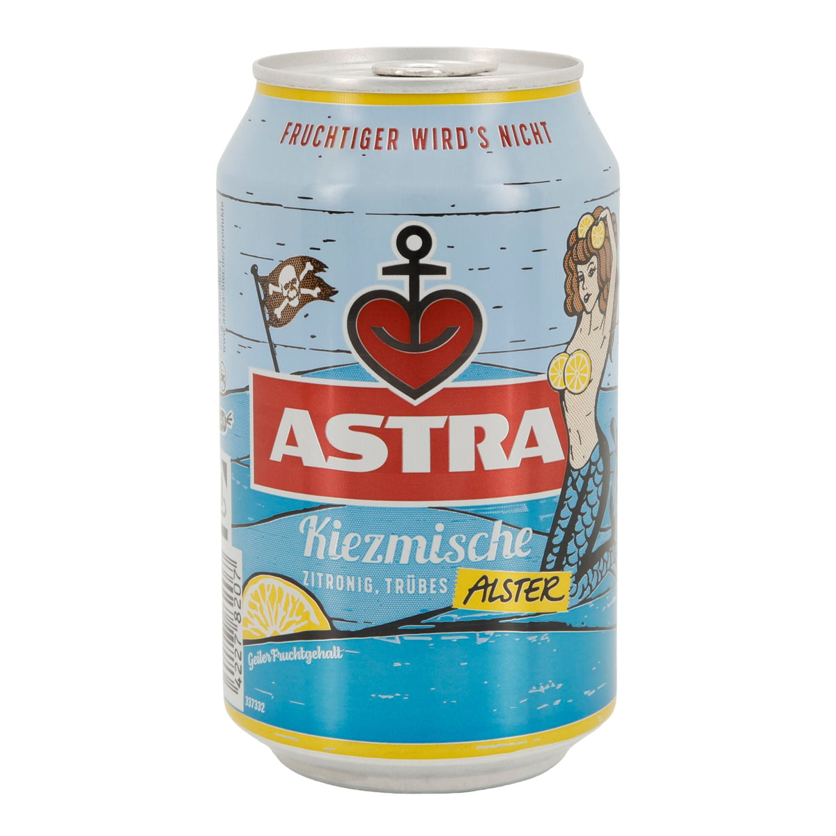 Biermischgetränk Astra Kiezmische Alster | Zitrone, trüb | 2,5 % vol | 0,33 l Dose -