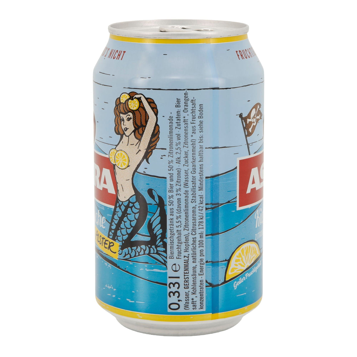 Biermischgetränk Astra Kiezmische Alster | Zitrone, trüb | 2,5 % vol | 0,33 l Dose -