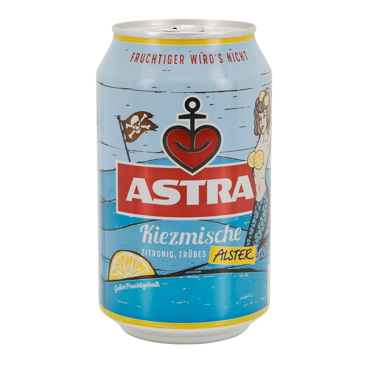 Biermischgetränk Astra Kiezmische Alster | Zitrone, trüb | 2,5 % vol | 0,33 l Dose -