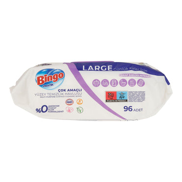 Bingo Pratik Allzweck - Reinigungstücher – Lavendel, 96 Stück - Taste Your World