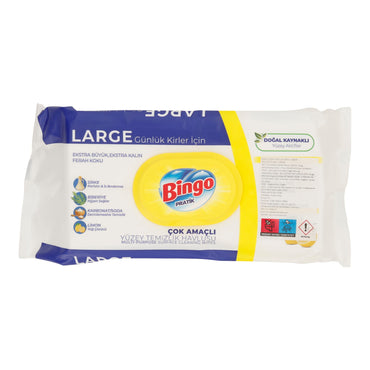 Bingo Pratik Allzweck - Reinigungstücher – Lemon, 96 Stück - Taste Your World