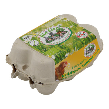 Bio Eggs Selsinger | fresh eggs from organic production Class A | 6 pieces