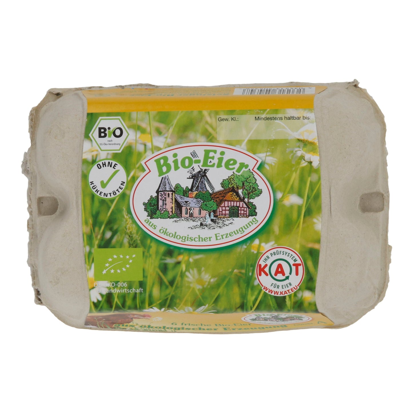 Bio Eggs Selsinger | fresh eggs from organic production Class A | 6 pieces