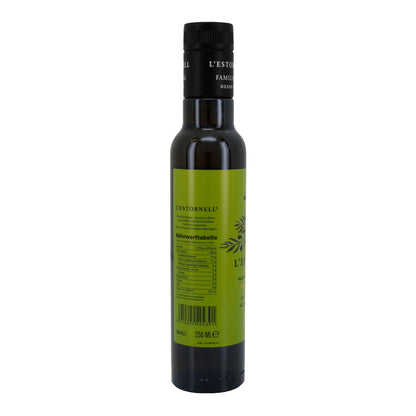 Bio-Olivenöl | L’Estornell | Arbequina, erste Kaltpressung, natives Olivenöl extra, biologischer Anbau | 500 ml
