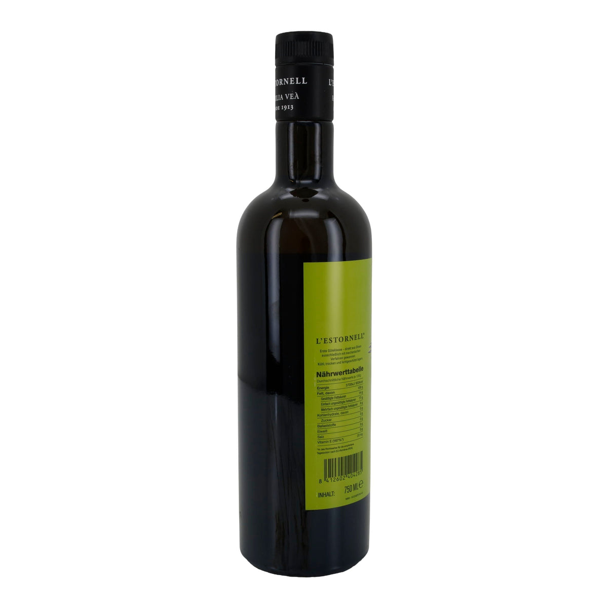Bio-Olivenöl | L’Estornell | Arbequina, erste Kaltpressung, natives Olivenöl extra, biologischer Anbau | 750 ml Silca
