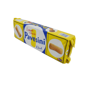 Biskuitstangen Pavesini | 8 Snacks | Délicieux, croustillant | 200g