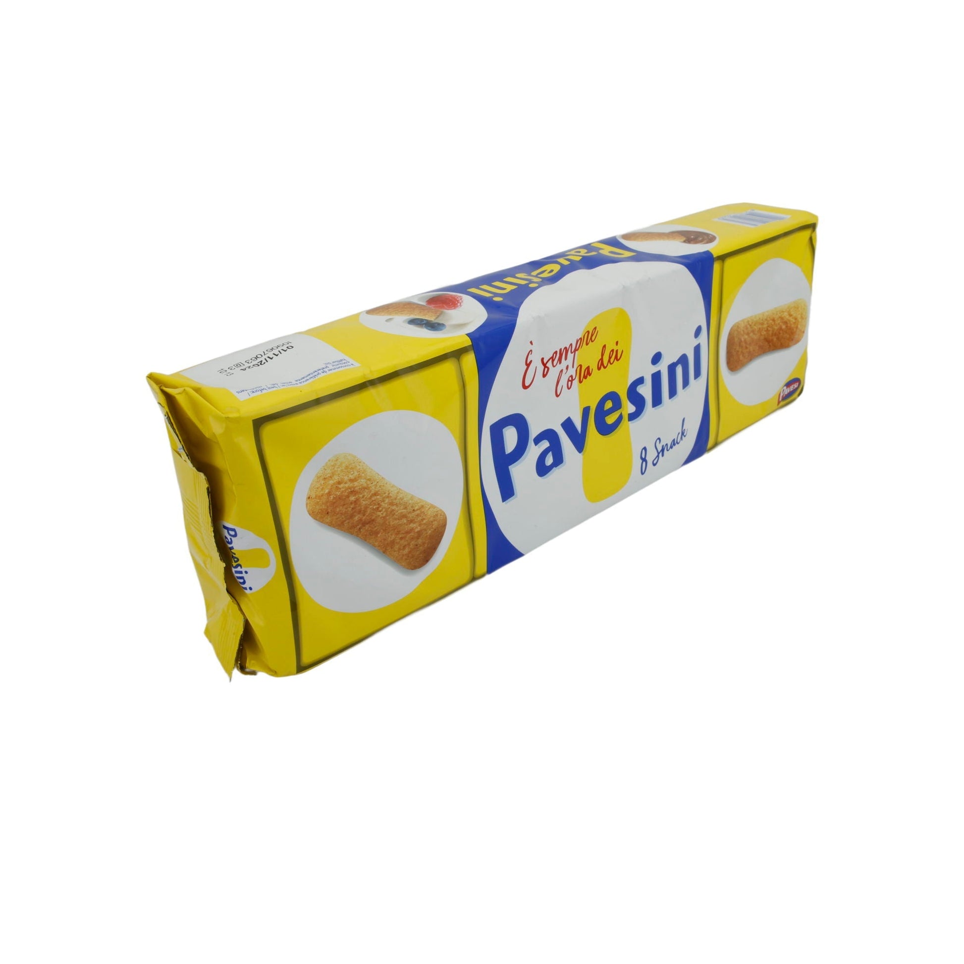 Biskuitstangen Pavesini | 8 Snacks | Lecker, knusprig | 200g PAVESI