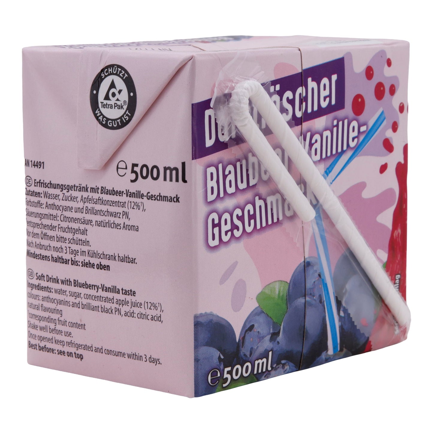 Désaltérant myrtille-vanille | Boisson | | 500 ml