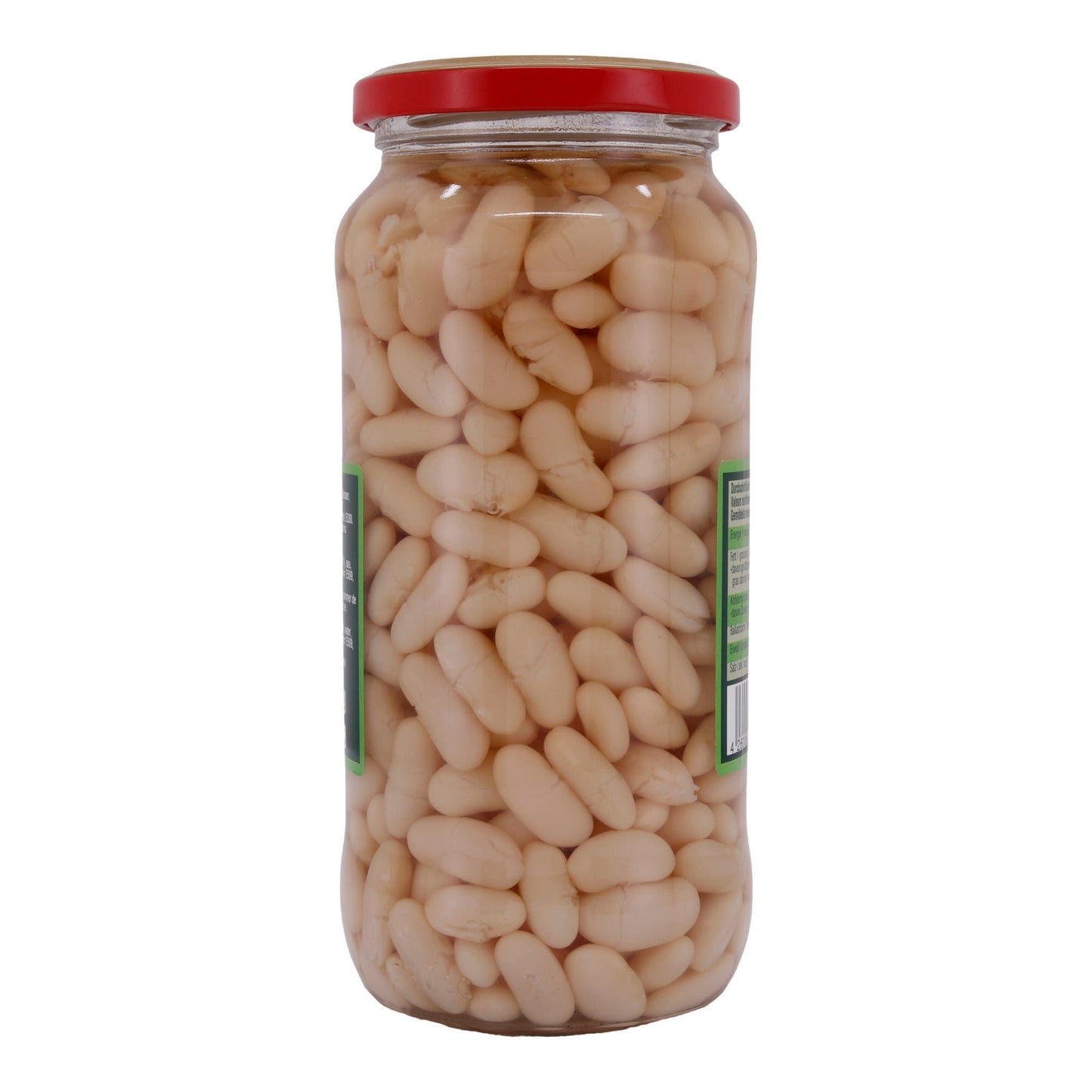 Bohnen Dere | Haricots blancs cuits en saumure | Poids net égoutté 400 g | 580 g