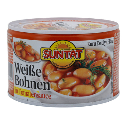 Bohnen Suntat | Fagioli bianchi in salsa di pomodoro | Kuru Fasulye Pilaki | 400g