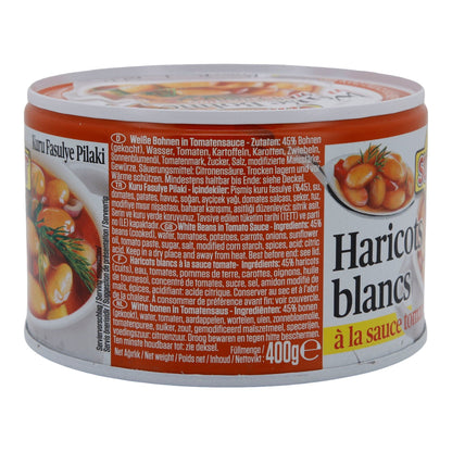 Bohnen Suntat | Fagioli bianchi in salsa di pomodoro | Kuru Fasulye Pilaki | 400g