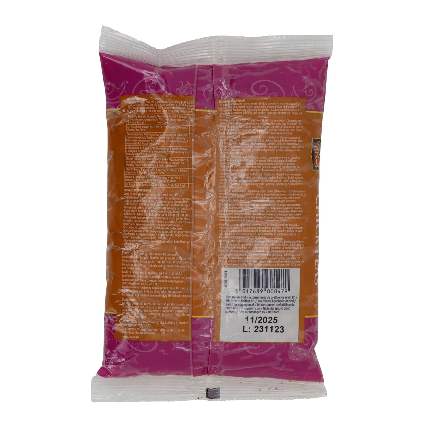 Bohnen TRS Kikkererwten | Kichererbsen | Peulvruchten | 500g