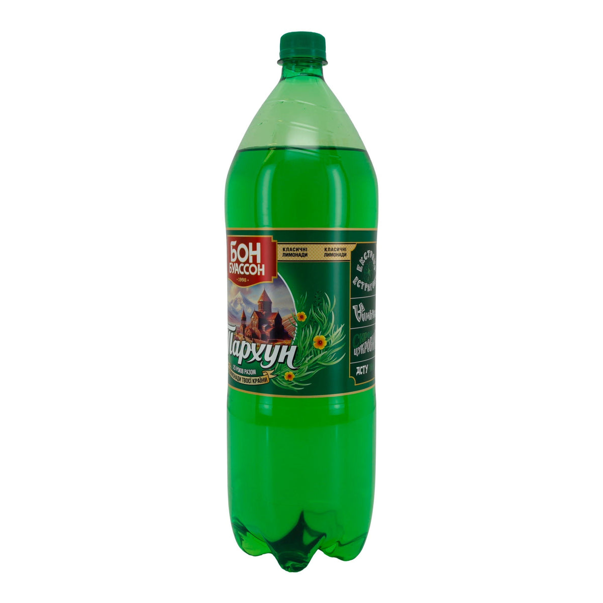 Bon Buasson | Estragon Limonade „Tarkhuna“ | Erfrischungsgetränk | 2 l UA