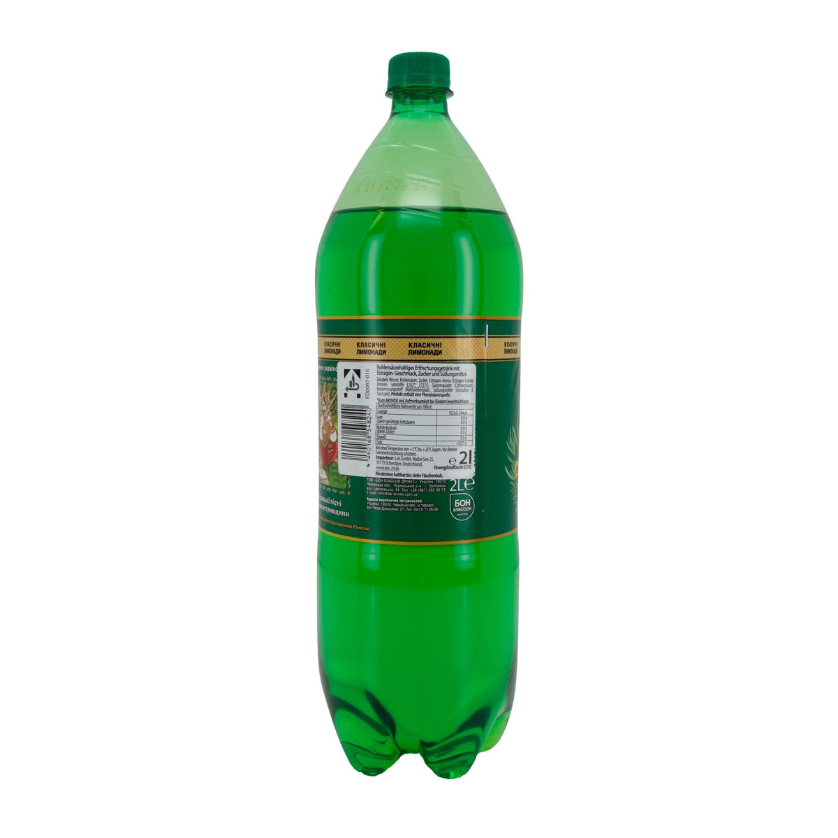 Bon Buasson | Estragon Limonade „Tarkhuna“ | Erfrischungsgetränk | 2 l UA