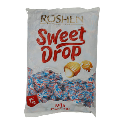 Bonbons Roshen | Sweet Drop Milk Caramel | Weich, mit Milchcremefüllung | 1kg