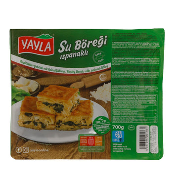 Börek Yayla | Su Böreği Ispanaklı | Traditionell, Spinatfüllung | 700 g YAYLA
