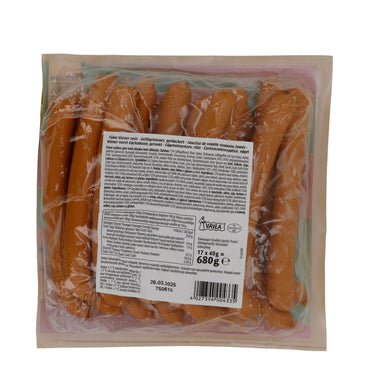 Bratwurst Yayla | Wiener Sosis | Geräucherte Geflügelwürstchen für Hot Dogs | 680 g YAYLA