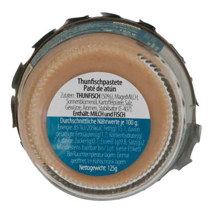 Brotaufstrich Casa Tarradellas | Paté de Atún | cremig, glutenfrei, mit 50 % Thunfisch | 125 g Silca