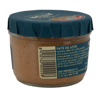 Brotaufstrich Casa Tarradellas | Paté de Atún | cremig, glutenfrei, mit 50 % Thunfisch | 125 g Silca